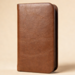 Slim Smooth Leather Long Wallet