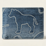 Vintage Microfiber Zip Wallet