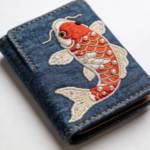 Modern Textured Leather Zip Wallet