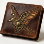 Slim Vegan Leather Zip Wallet