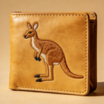 Modern Grain Leather Long Wallet