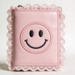 Minimal Pebble Leather Zip Wallet