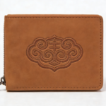 Urban Textured Leather Long Wallet