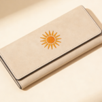 Compact Pebble Leather Classic Wallet