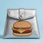 Compact Smooth Leather Zip Wallet