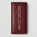 Compact Grain Leather Zip Wallet